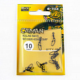 фотография товара Застежка с вертлюгом Caiman 216018 black mat #10 10шт/уп  интернет-магазина Caimanfishing