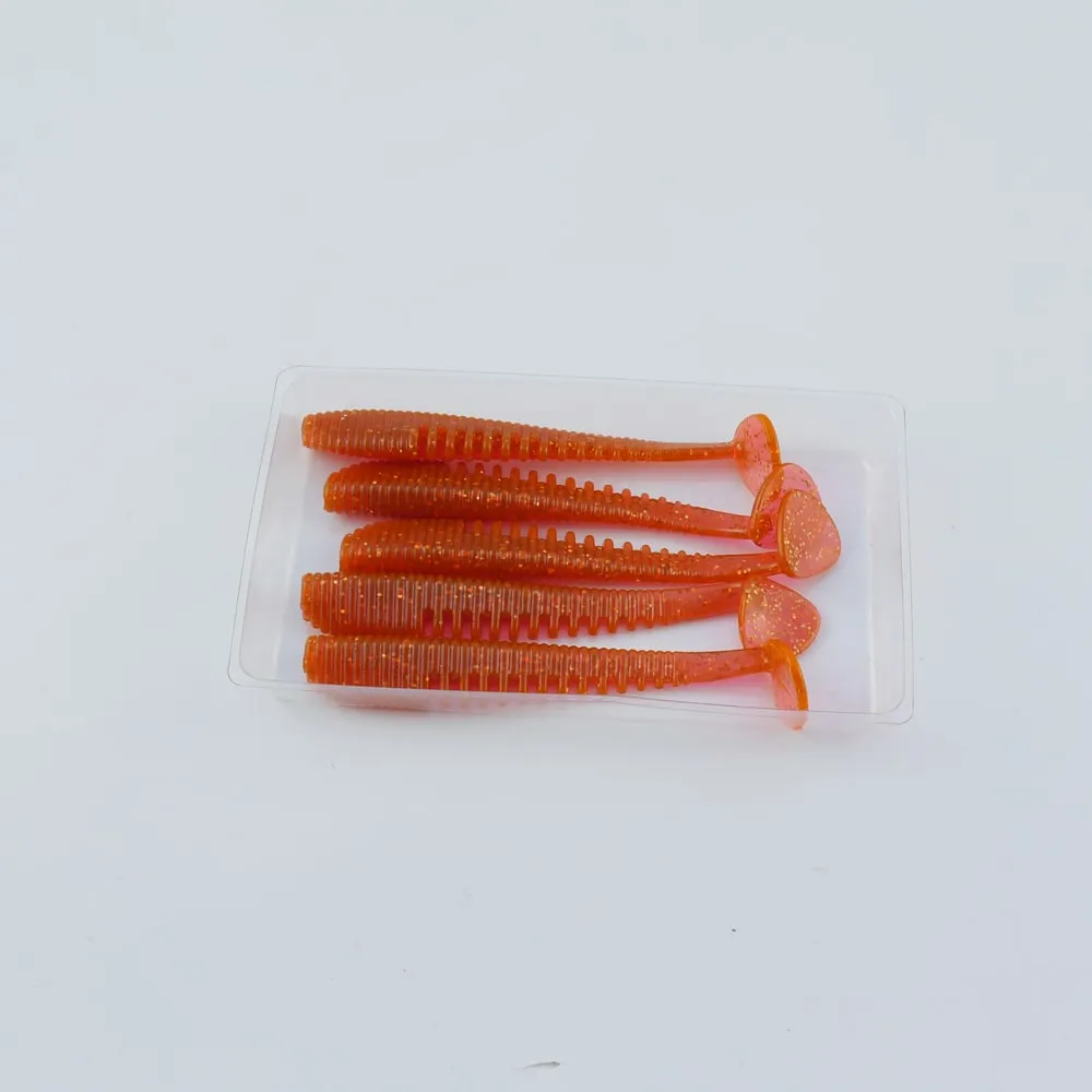 Виброхвост FISHER BAITS Arovana 89мм цвет 01 (уп. 5шт)