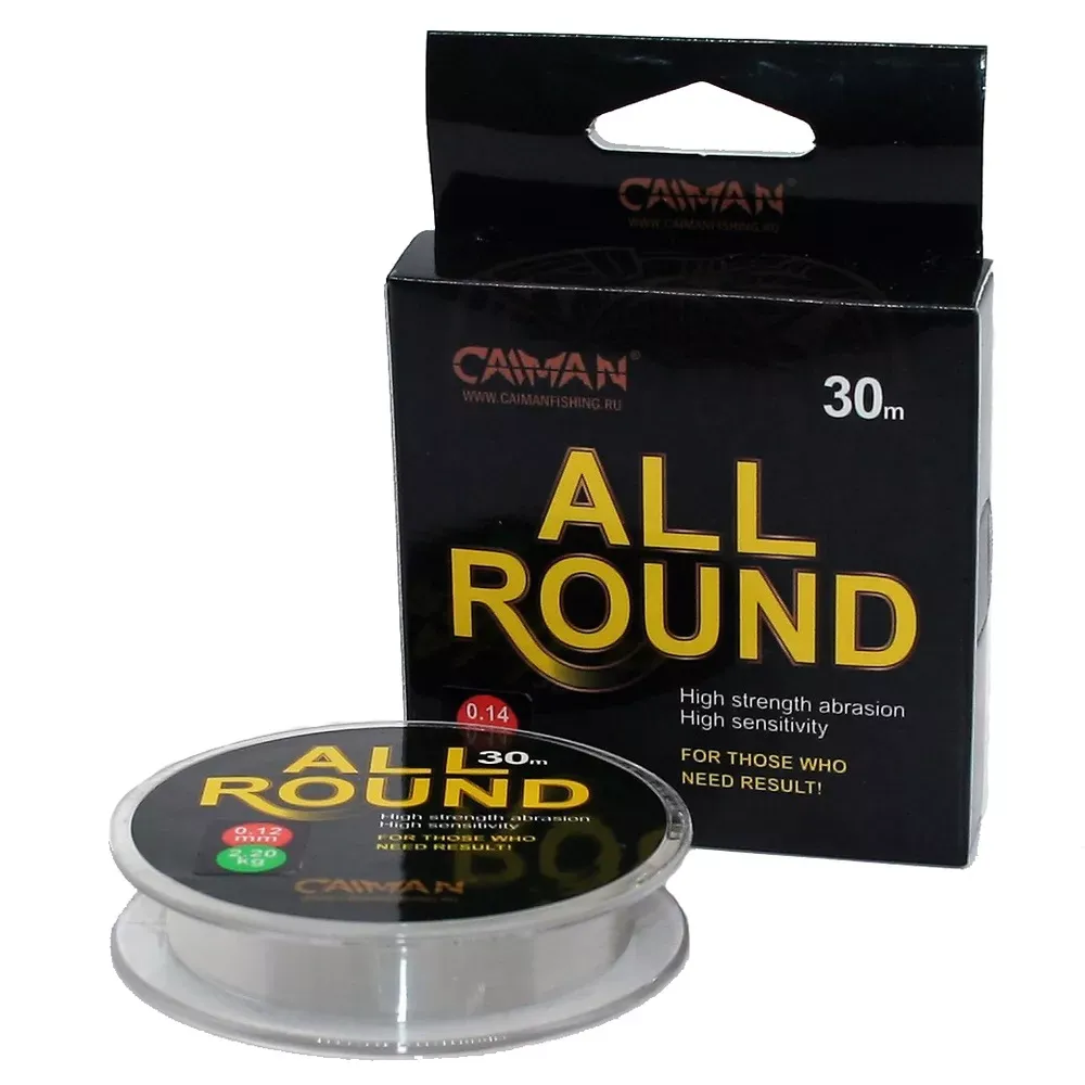 Леска Caiman All Round 30м 0,10мм