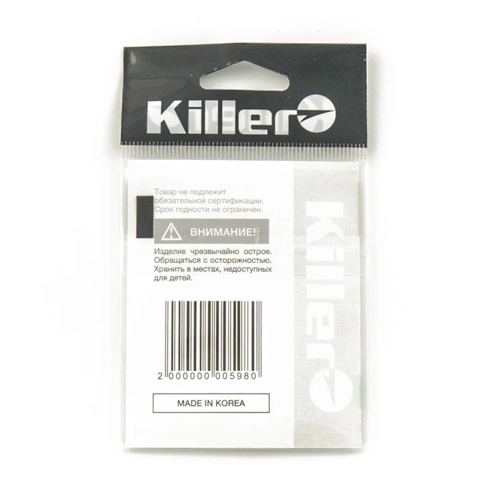 Крючок офсетный Killer Wide range worm № 2