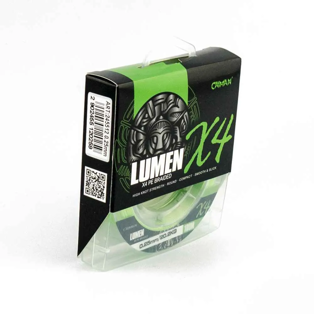 Шнур Caiman Lumen 100м 0,25мм зеленый