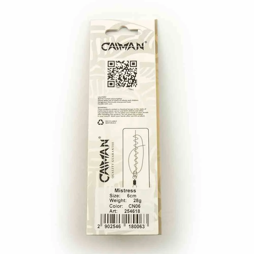 Блесна колеблющаяся Caiman Mistress 28гр 6см цвет CN06 (5шт в упак.)