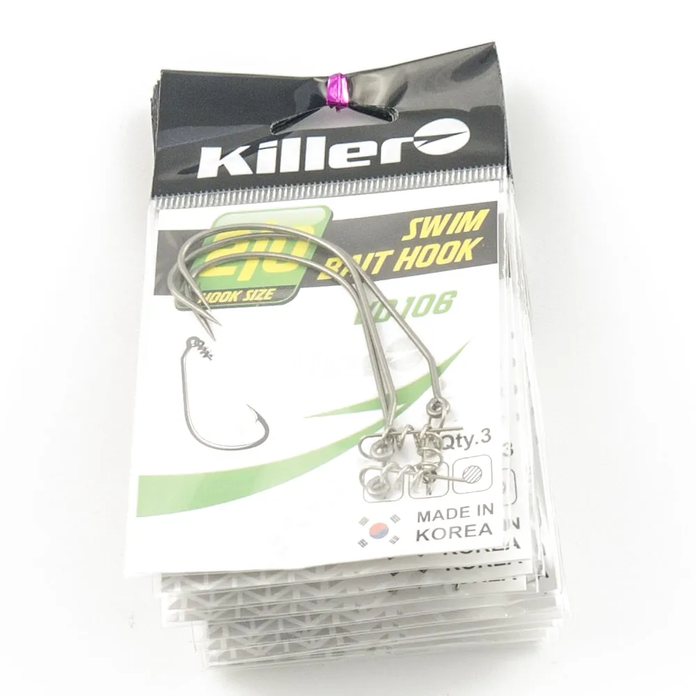 Крючок офсетный Killer Swim bait hook № 2/0
