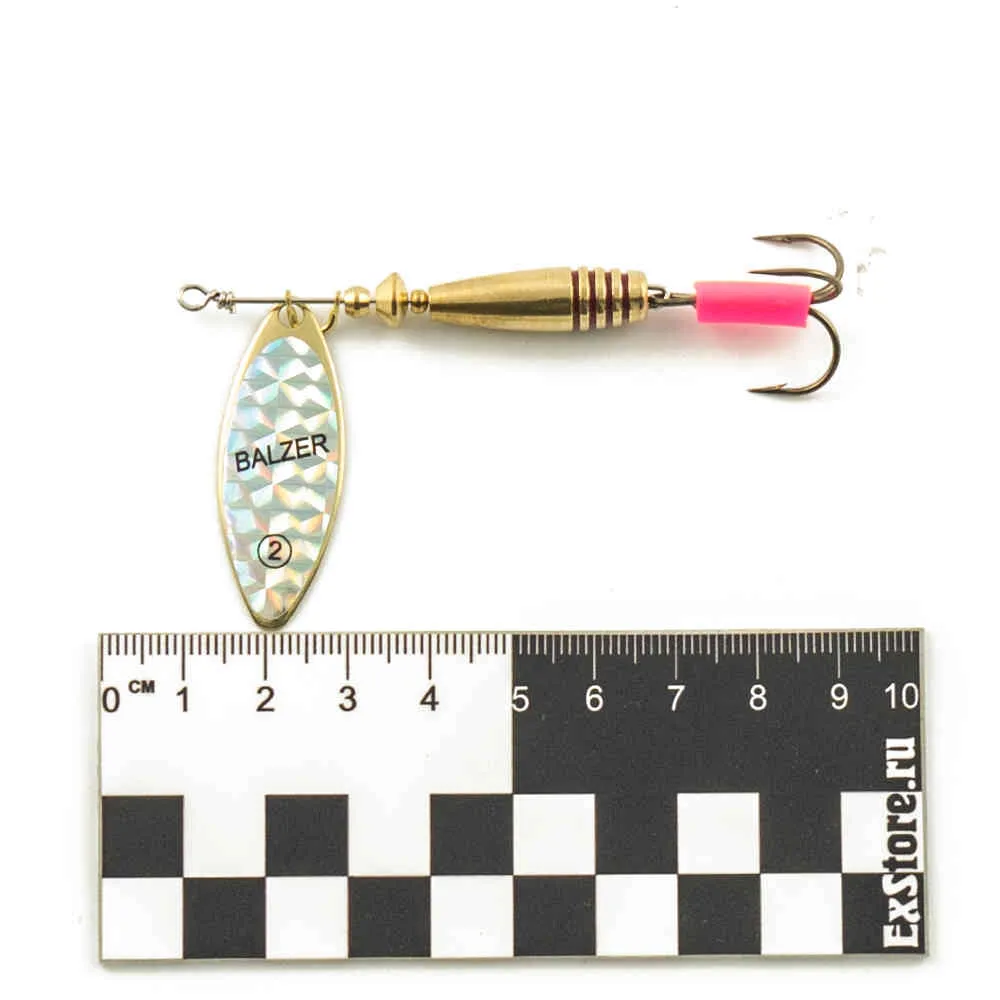 Блесна вращающаяся Balzer(Польша) Лонг №2 12 гр золото