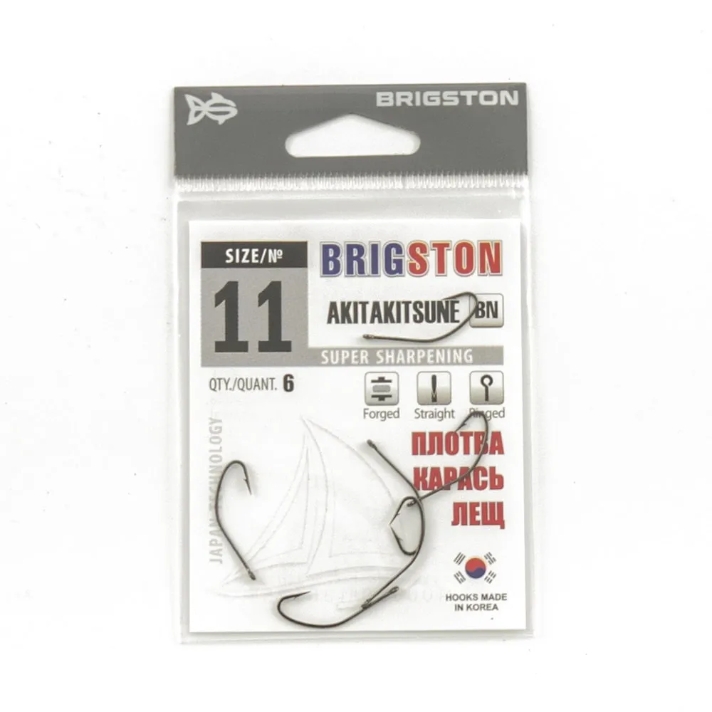 Крючок Brigston Akitakitsune BN №11 (6шт в упак)