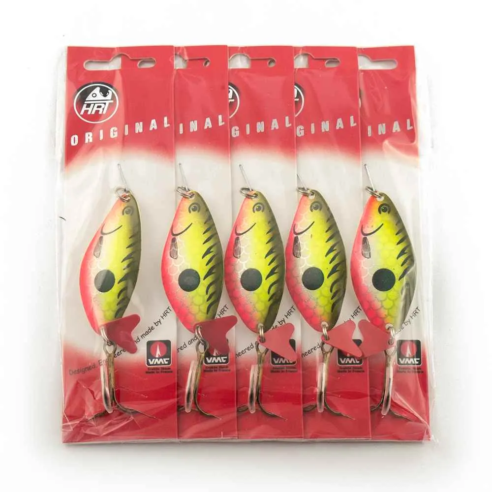 Блесна колеблющаяся HRT(Польша) Alga Черная точка 16гр