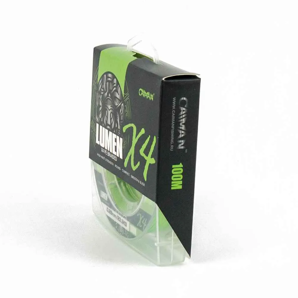 Шнур Caiman Lumen 100м 0,28мм зеленый