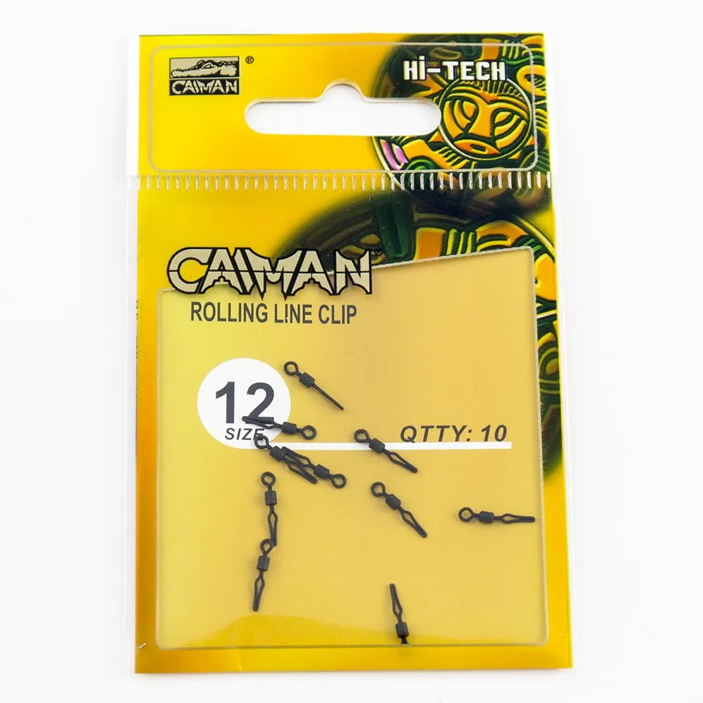 Вертлюг Caiman 216027 Black mat #12 10шт/уп 