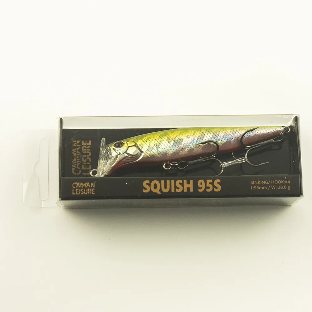 Воблер Caiman Squish 95S 28g sinking цвет СA05