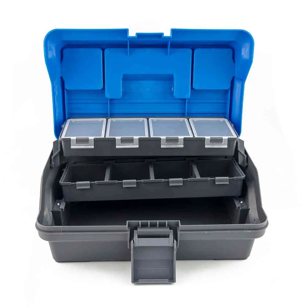 Ящик Caiman голубая крышка ZY-058 32x19x15cm