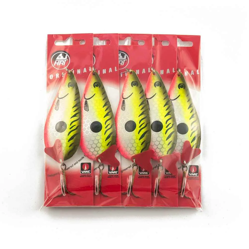 Блесна колеблющаяся HRT(Польша) Alga Черная точка 38гр