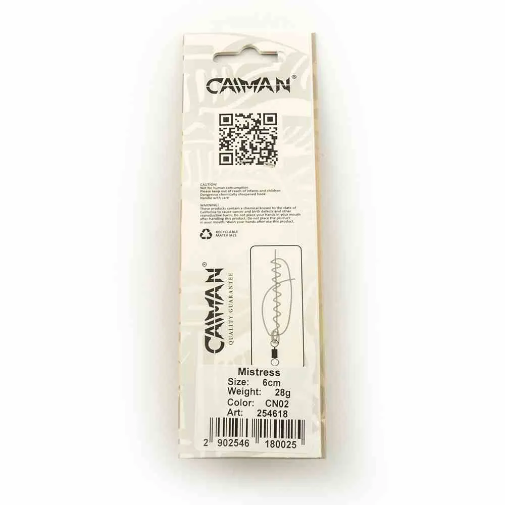 Блесна колеблющаяся Caiman Mistress 28гр 6см цвет CN02 (5шт в упак.)