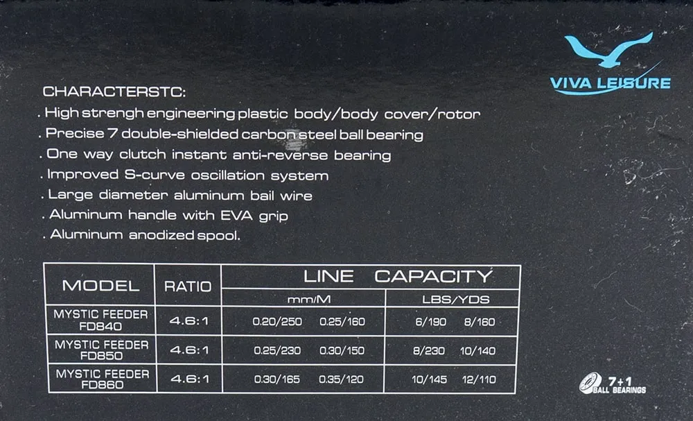 Катушка Viva Mystic Feeder FD840
