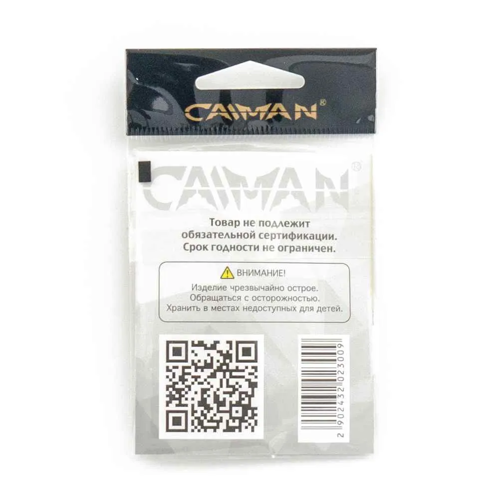 Крючки офсетные Caiman EWG Teflon №3/0 41901