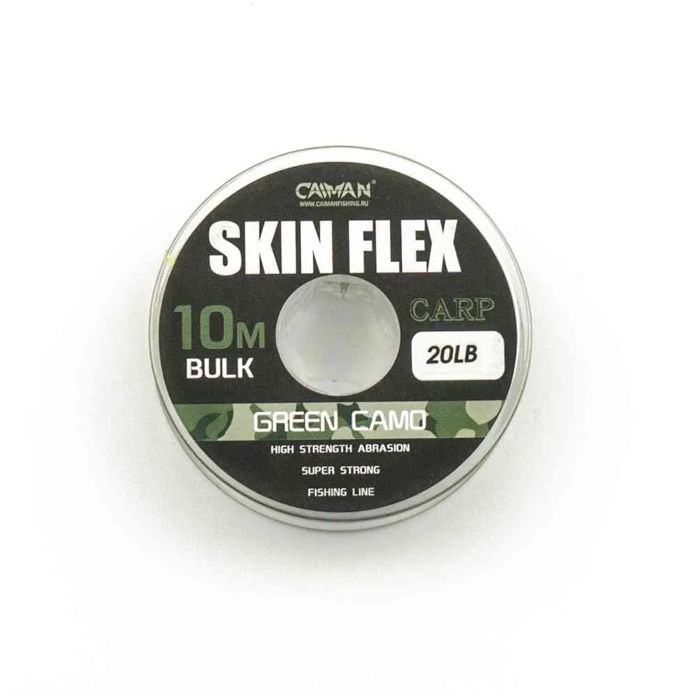 Поводочный материал Caiman Skin Flex в оплетке Камуфляж 10m 20lbs 215866