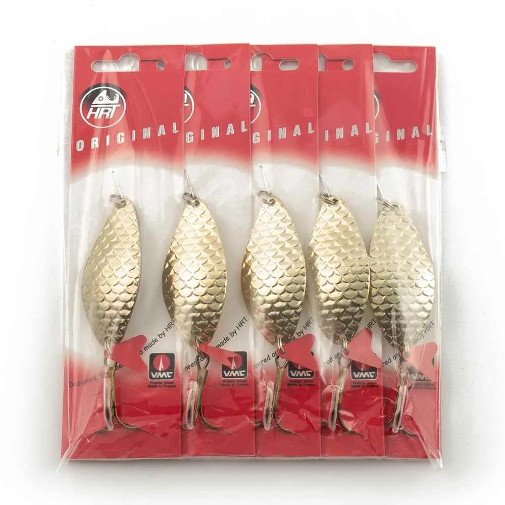 Блесна колеблющаяся HRT(Польша) Alga Латунь чешуя 16гр