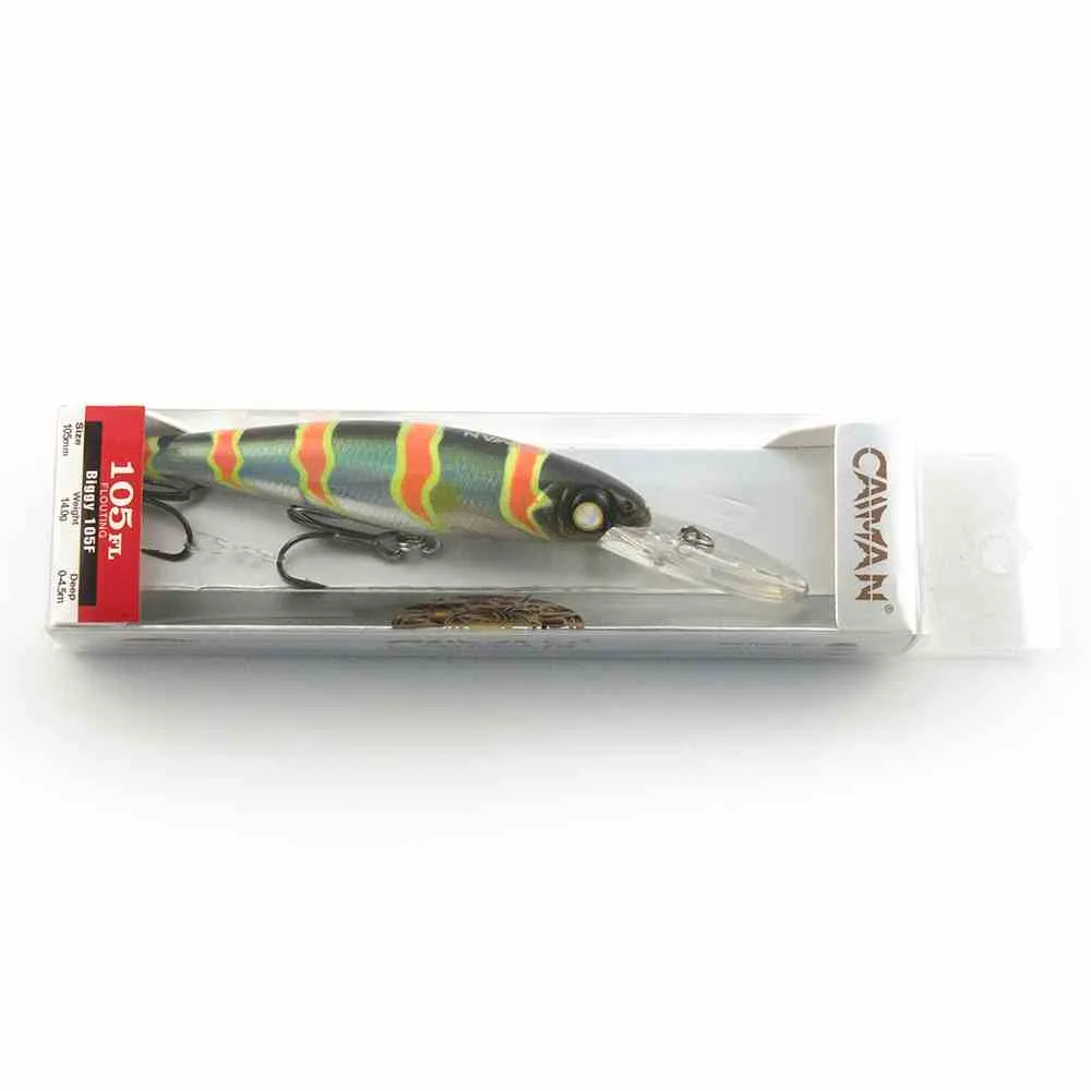 Воблер Caiman Biggy 105F 14g 4,5м цвет СМ200