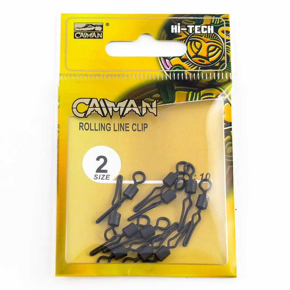 Вертлюг Caiman 216021 Black mat #2 10шт/уп 