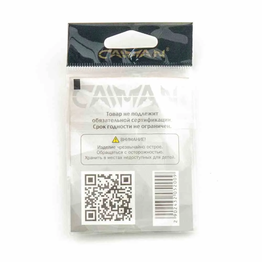 Крючки Caiman Offset Shank №2/0 40801