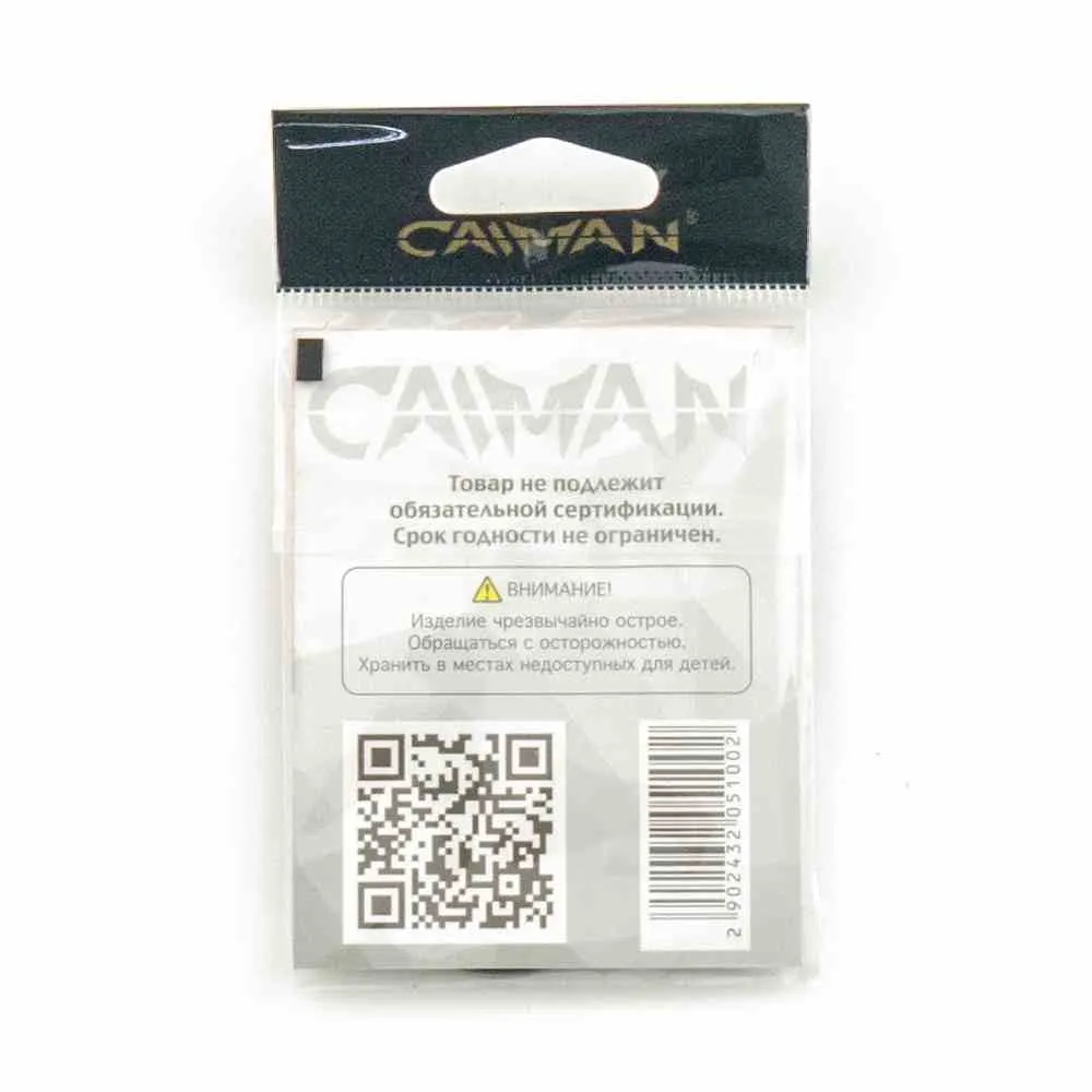 Крючки Caiman Offset Shank №1/0 40801