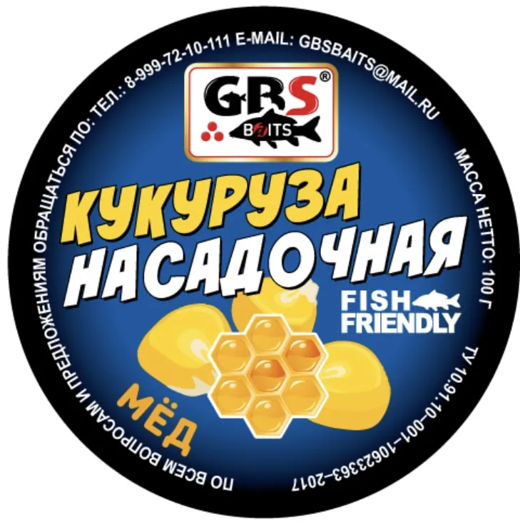 Кукуруза насадочная GBS (упак. 15 шт.) "Мед"