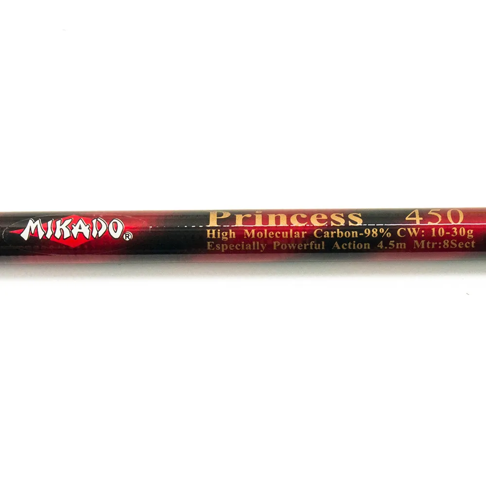Удилище стеклопластиковое маховое 4,5 м 10-40g