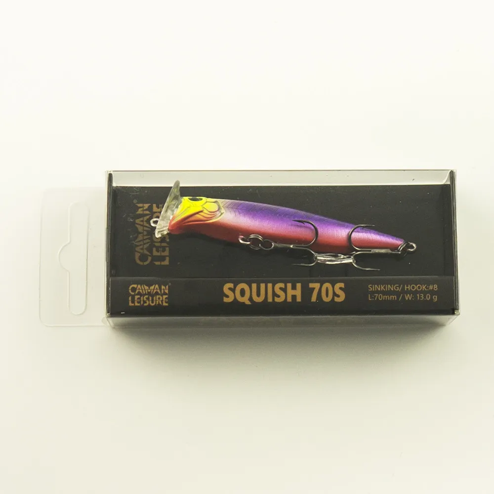 Воблер Caiman Squish 70S 13g sinking цвет СA04