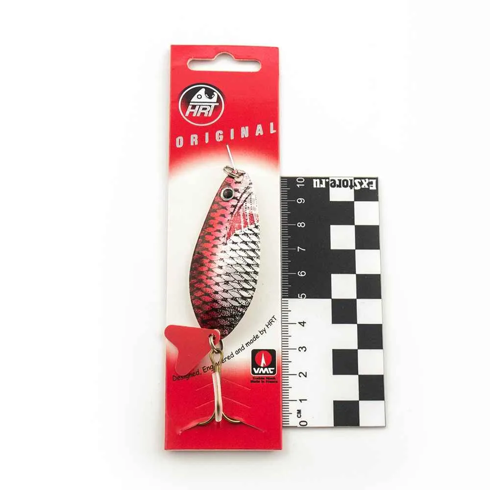 Блесна колеблющаяся HRT(Польша) Atom натуралка розовый чешуя 24гр