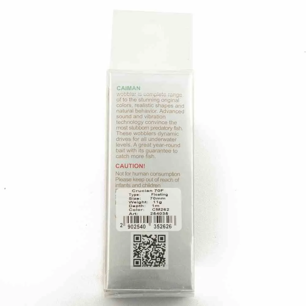 Воблер Caiman Crucian 70F 11g 1м цвет СМ262