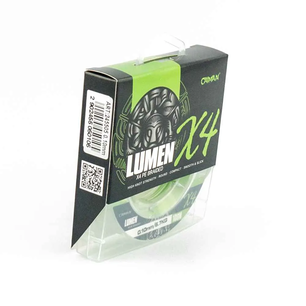 Шнур Caiman Lumen 100м 0,10мм зеленый