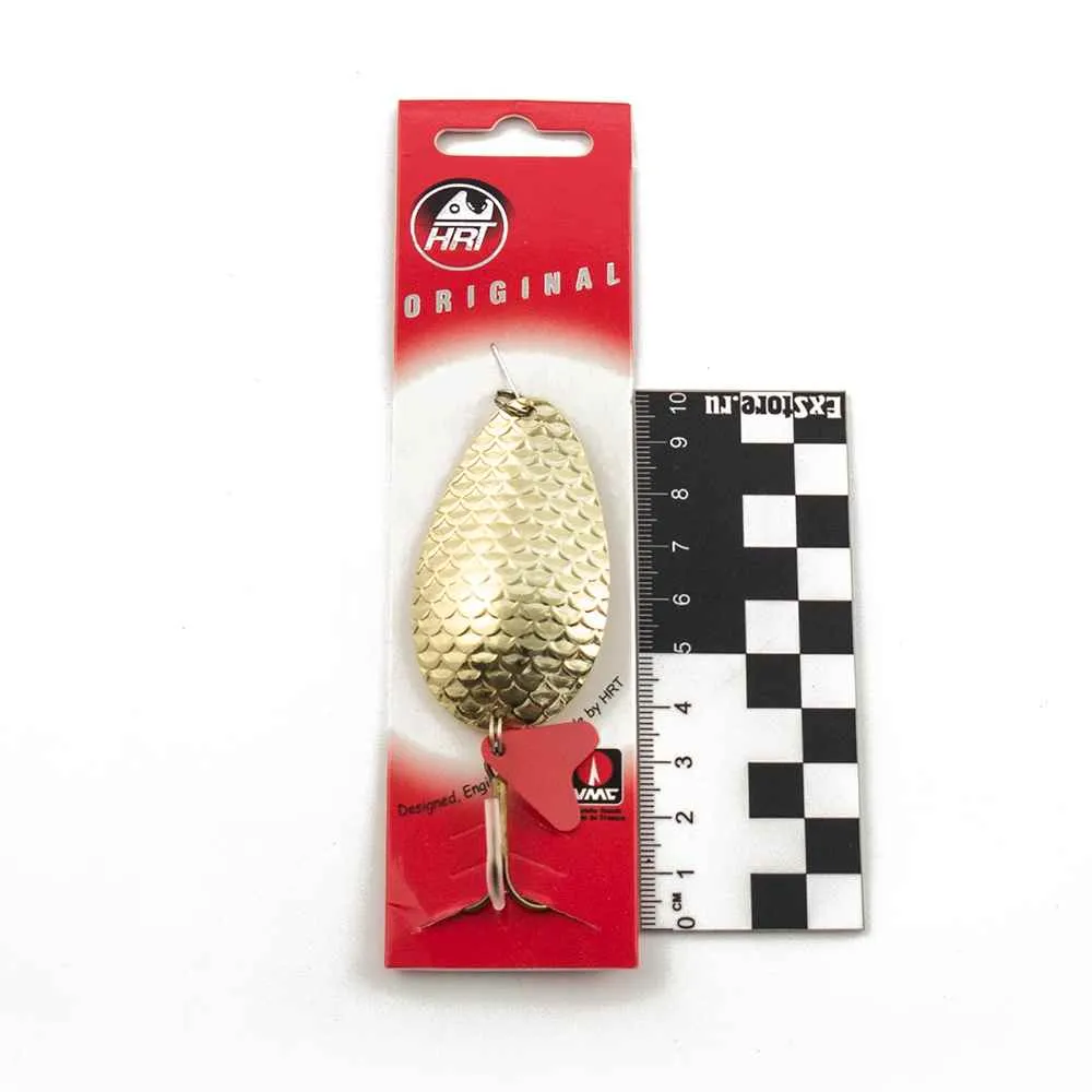 Блесна колеблющаяся HRT(Польша) Kalewa Латунь чешуя 28гр