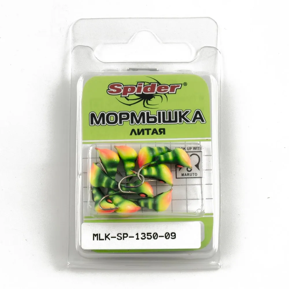 Мормышка вольфрамовая Spider Муравей с ухом 5,0 мм 09