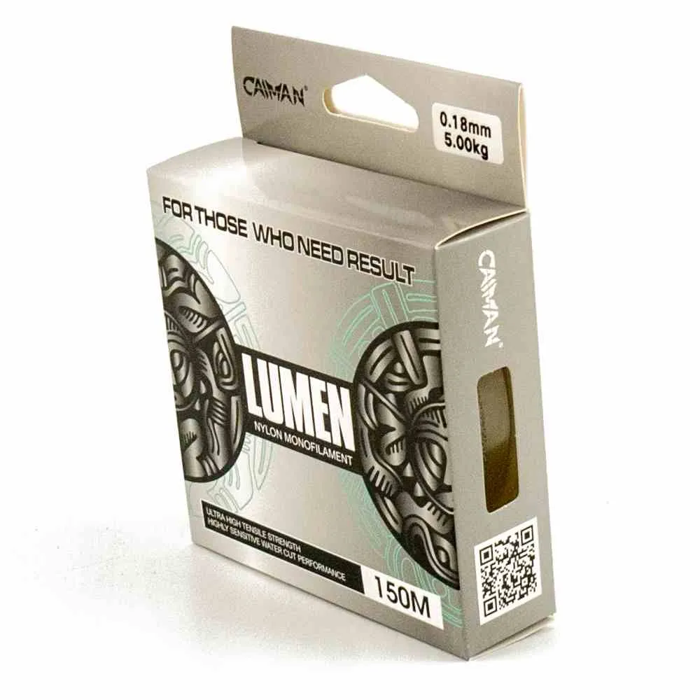Леска Caiman Lumen 150м 0,18 мм прозрачная