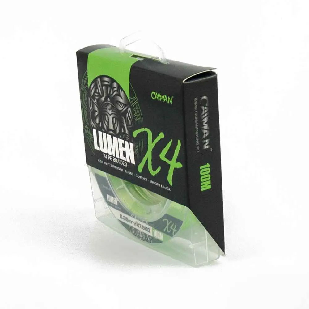 Шнур Caiman Lumen 100м 0,35мм зеленый