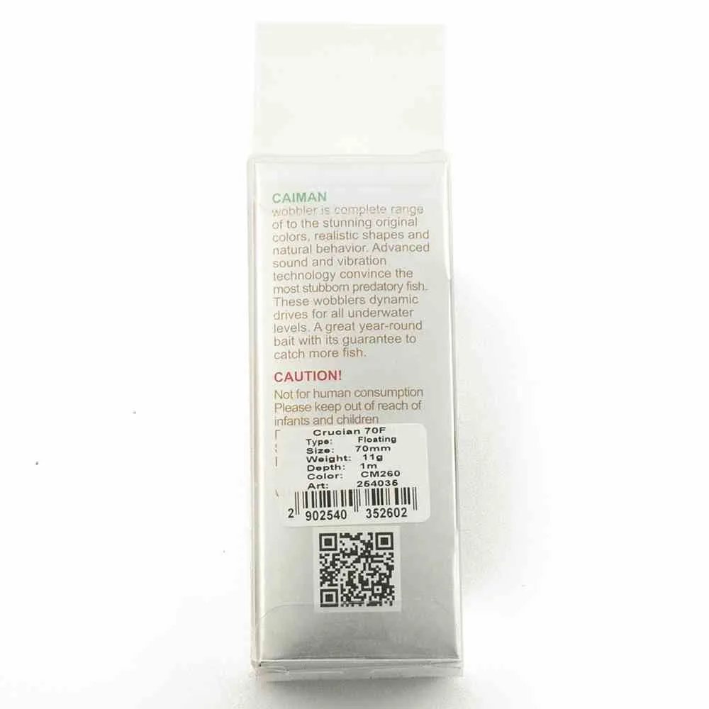 Воблер Caiman Crucian 70F 11g 1м цвет СМ260