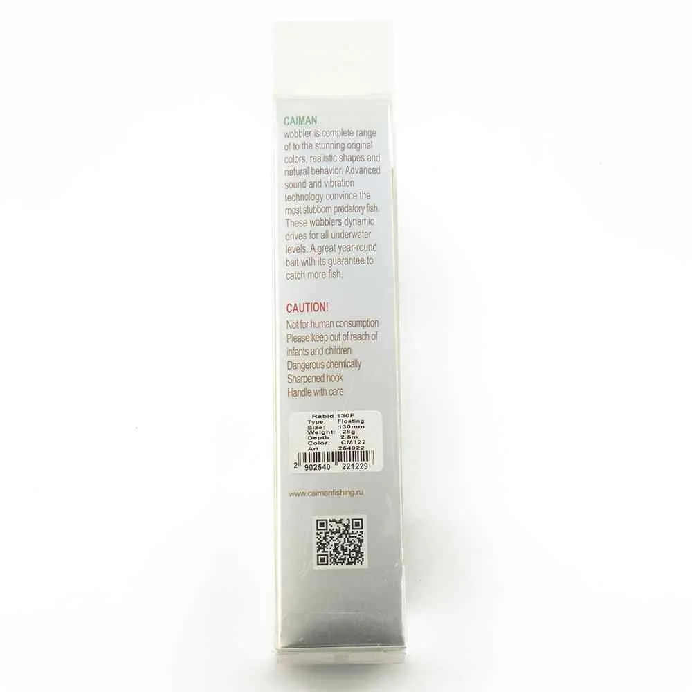 Воблер Caiman Rabid 130F 28g 2,5м цвет СМ122