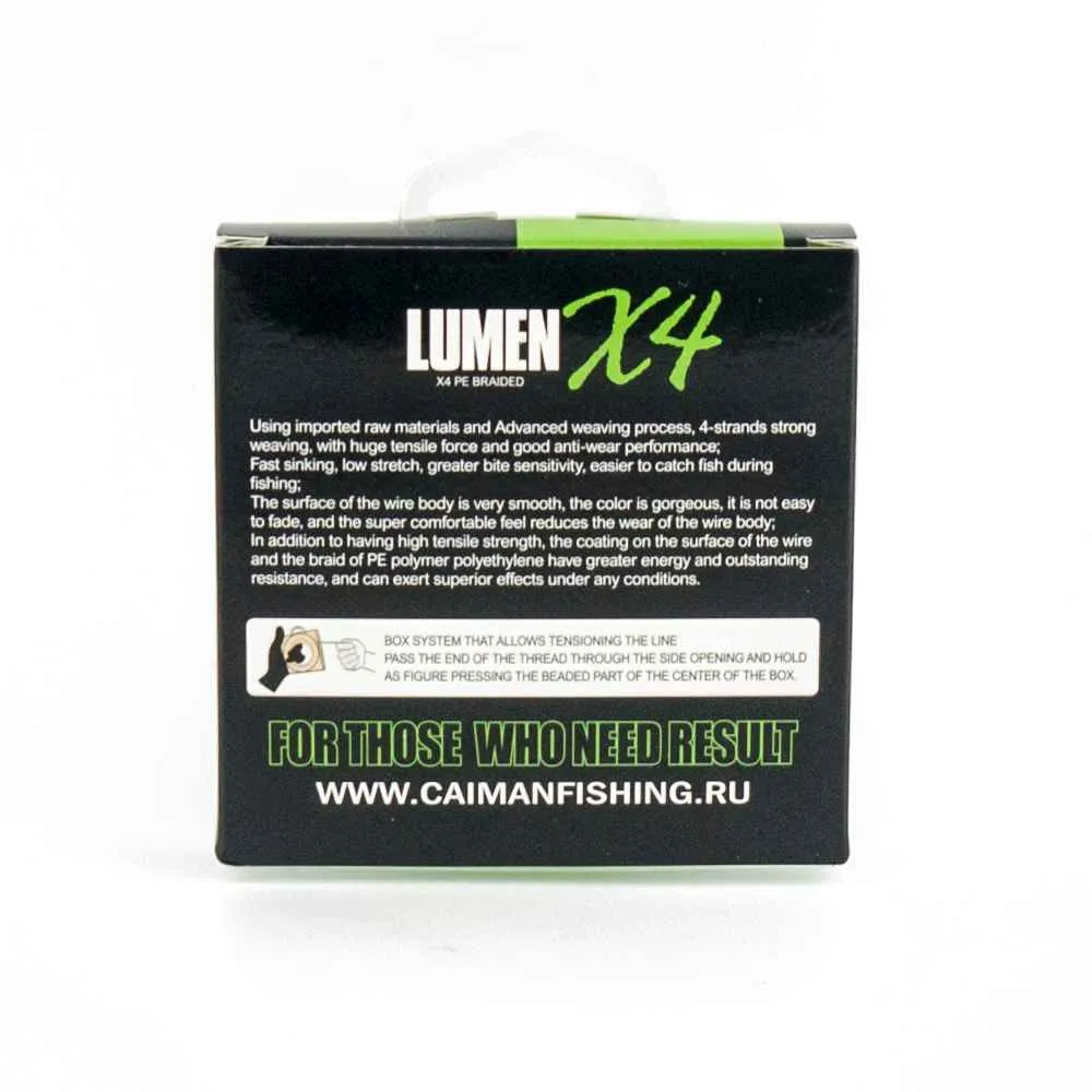 Шнур Caiman Lumen 100м 0,16мм зеленый