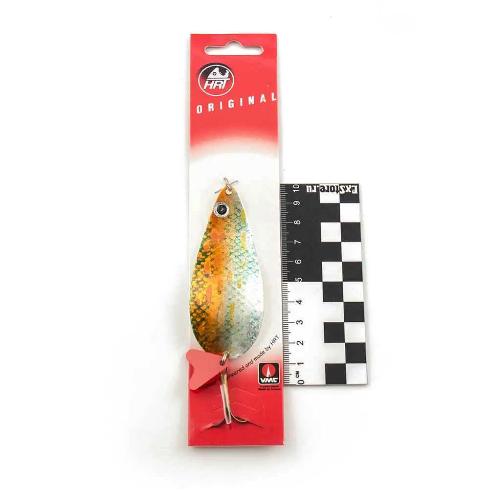 Блесна колеблющаяся HRT(Польша) Alga Натуралка оранжевый 38гр
