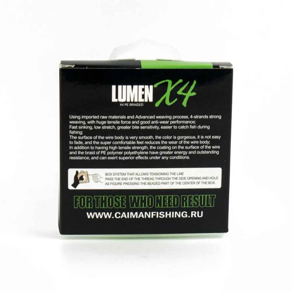 Шнур Caiman Lumen 100м 0,25мм зеленый