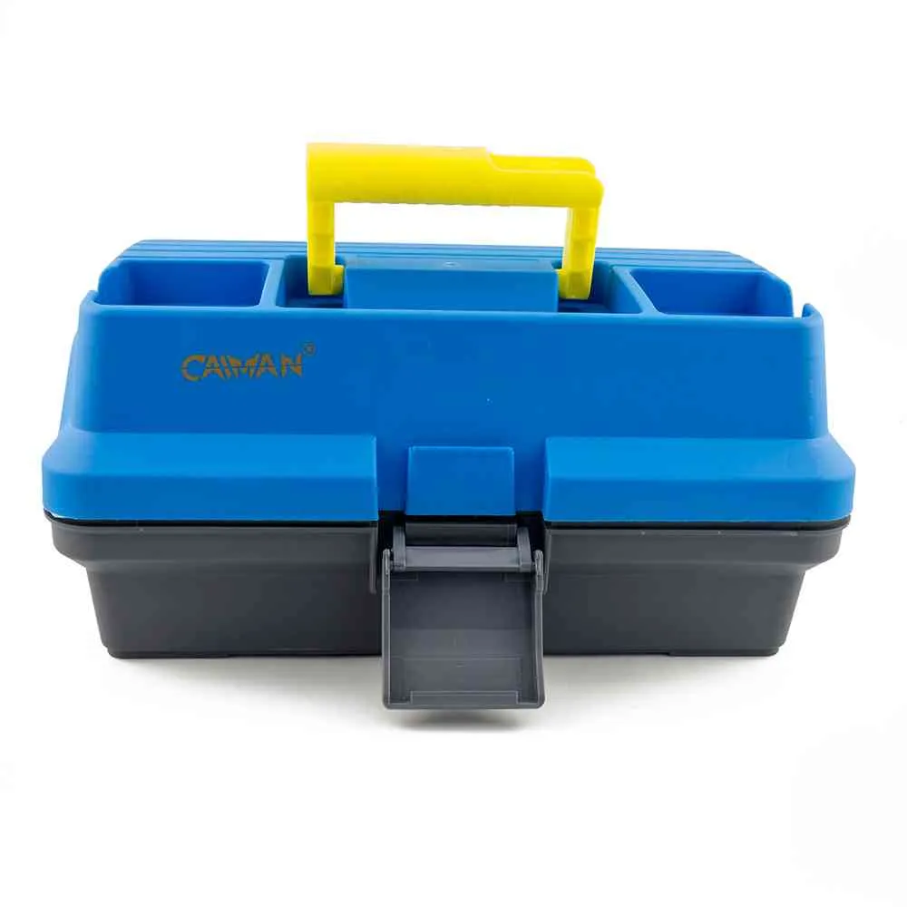 Ящик Caiman голубая крышка ZY-058 32x19x15cm