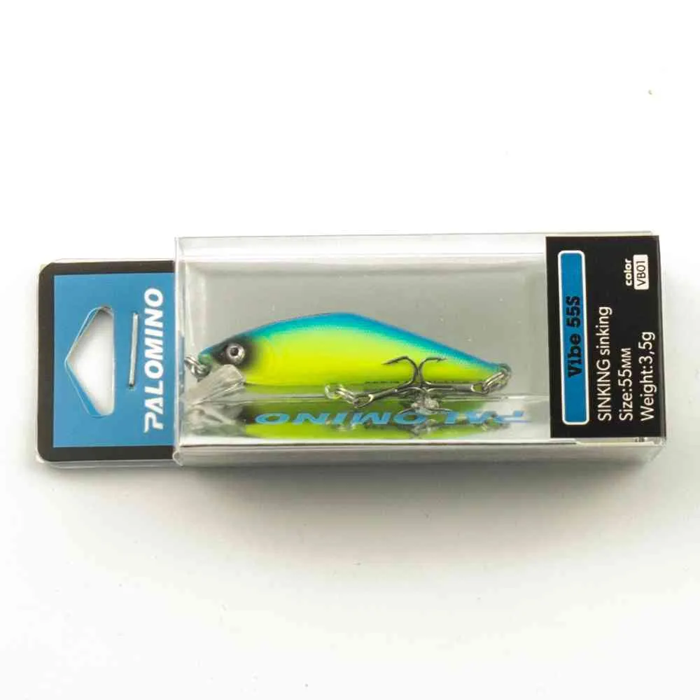 Воблер Palomino Vibe 55SS 3,5гр цвет 1