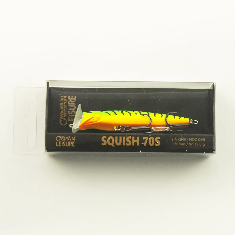 Воблер Caiman Squish 70S 13g sinking цвет СA01