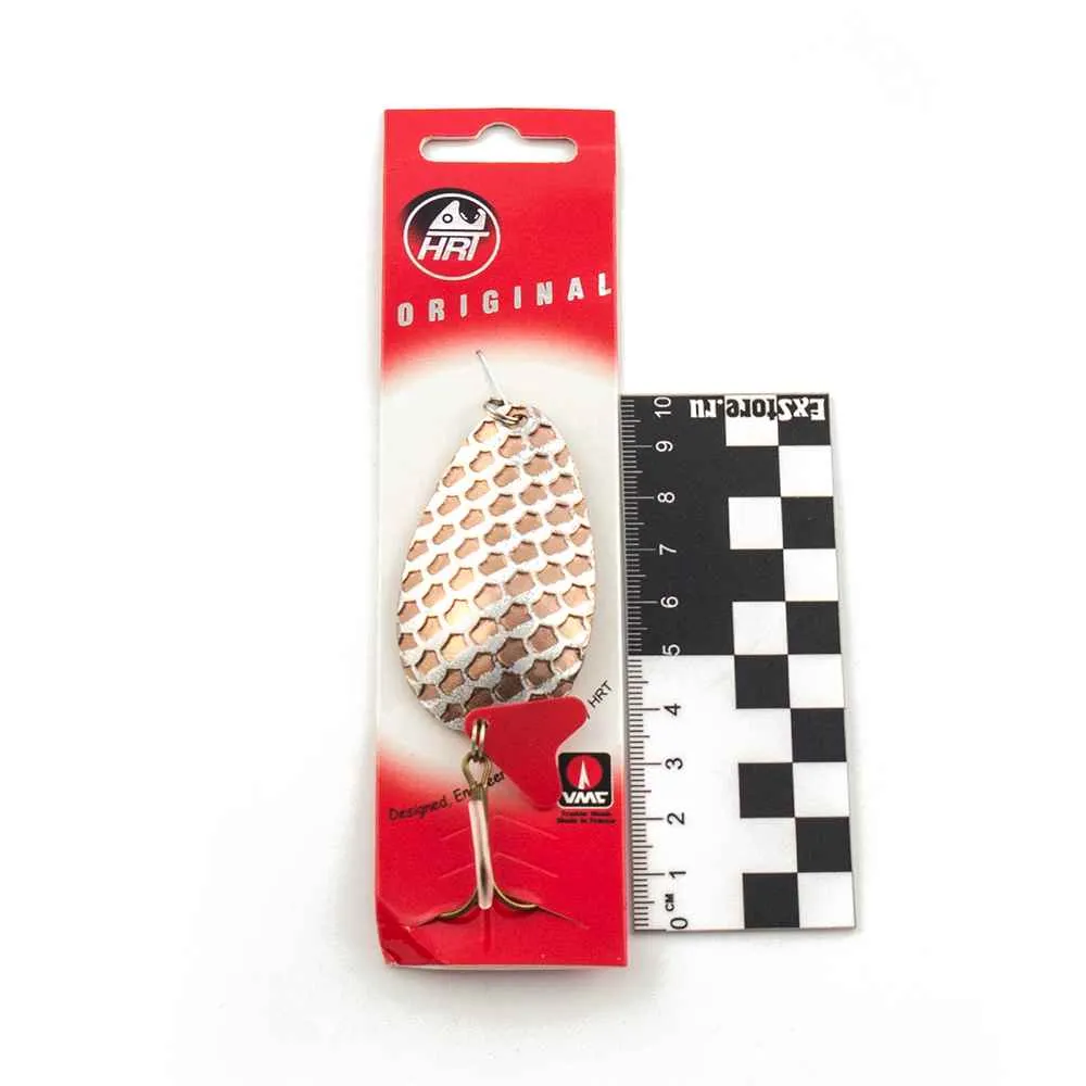 Блесна колеблющаяся HRT(Польша) Kalewa Медь-серебро чешуя 28гр