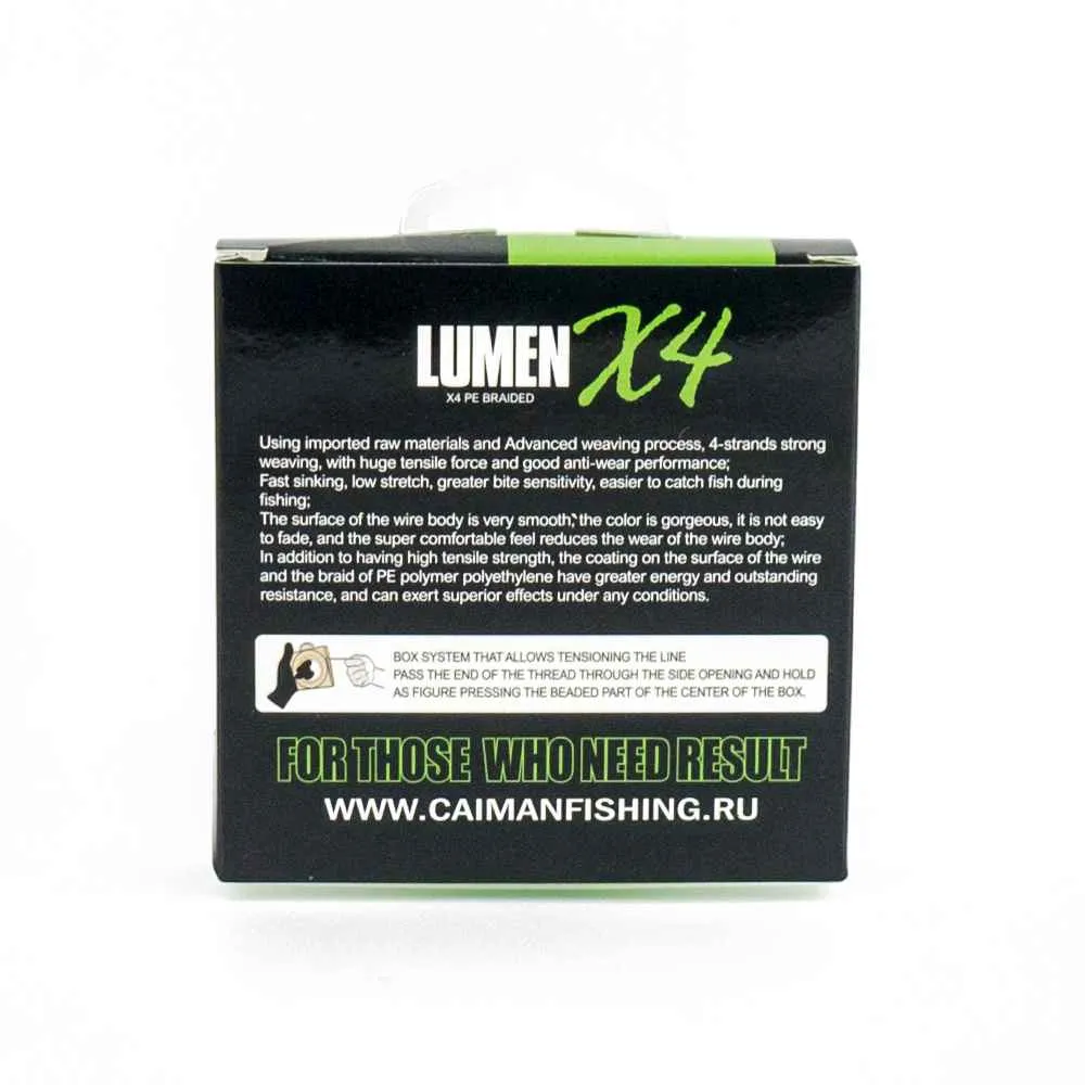Шнур Caiman Lumen 100м 0,30мм зеленый