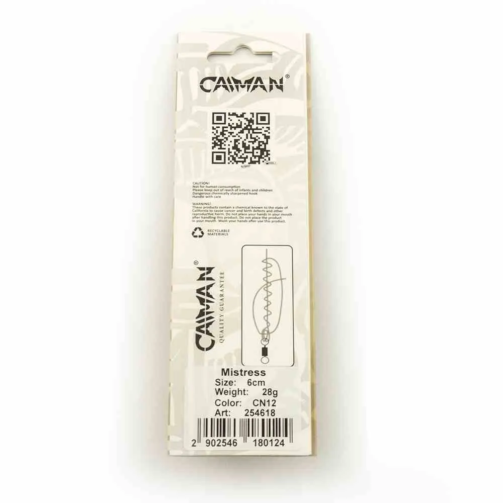 Блесна колеблющаяся Caiman Mistress 28гр 6см цвет CN12 (5шт в упак.)