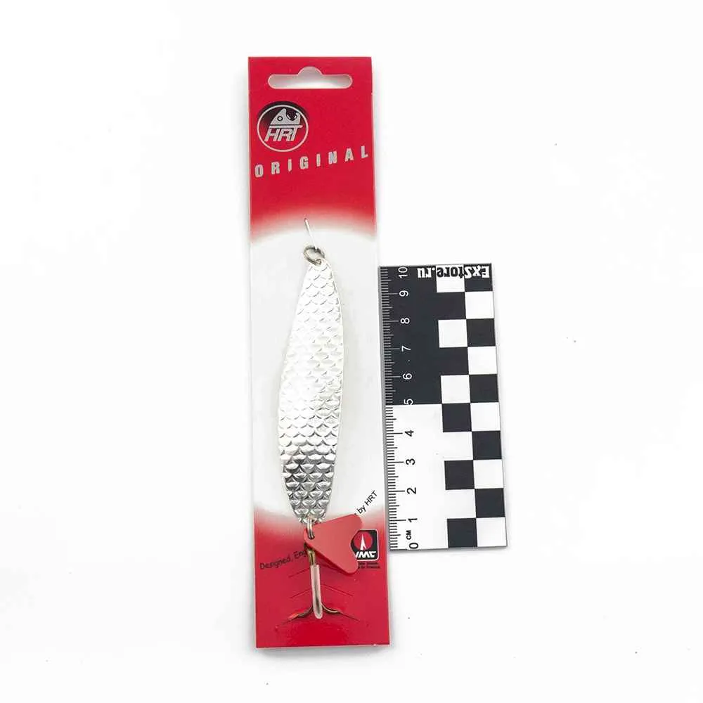 Блесна колеблющаяся HRT(Польша) Slim Серебро чешуя 20гр