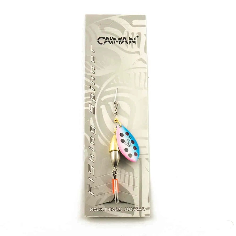 Блесна вращающаяся Caiman Cricket 10гр #4 цвет CA113 (5шт в упак.)