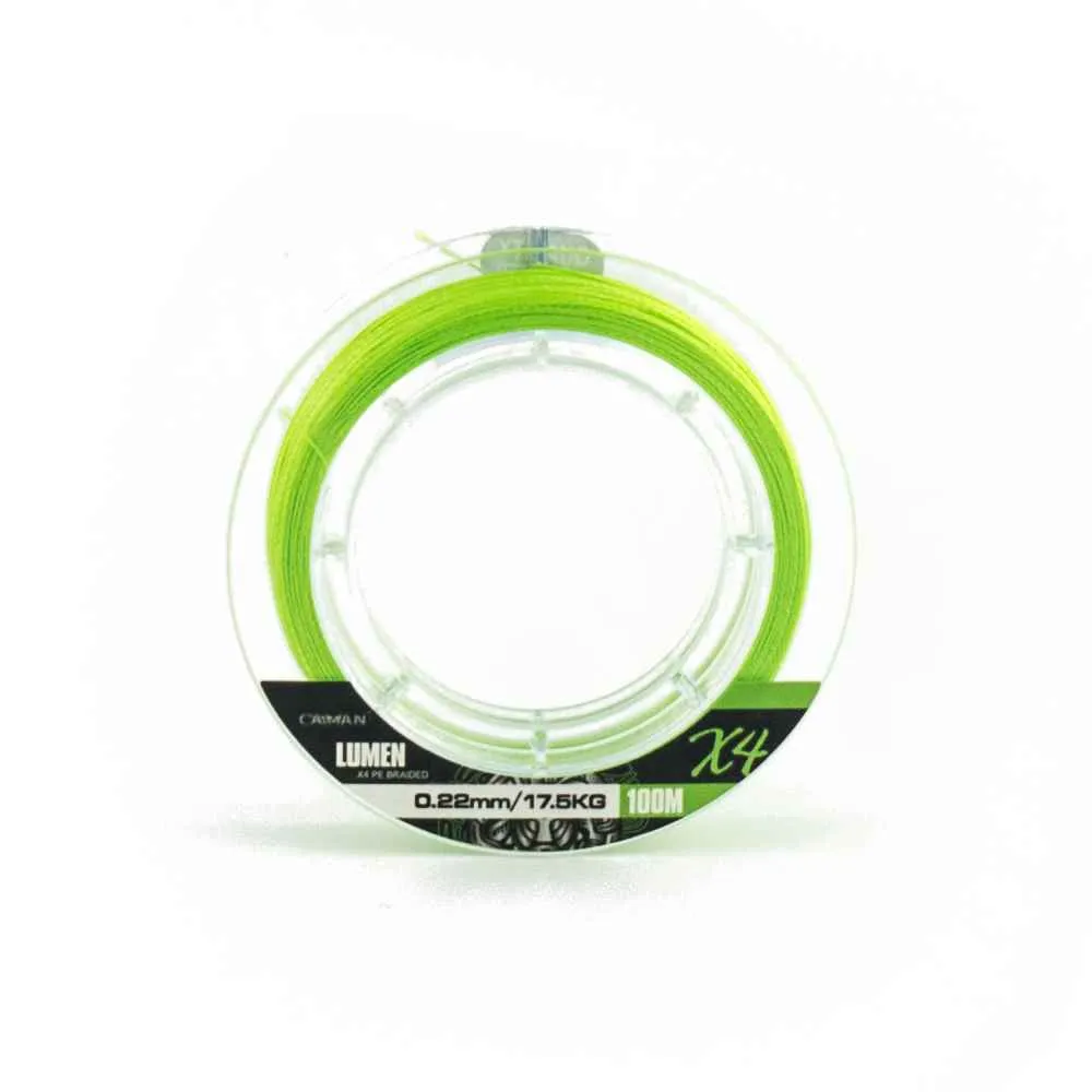 Шнур Caiman Lumen 100м 0,22мм зеленый