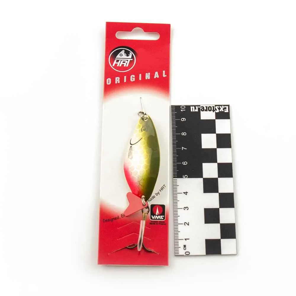 Блесна колеблющаяся HRT(Польша) Alga Оливка розовый 16гр