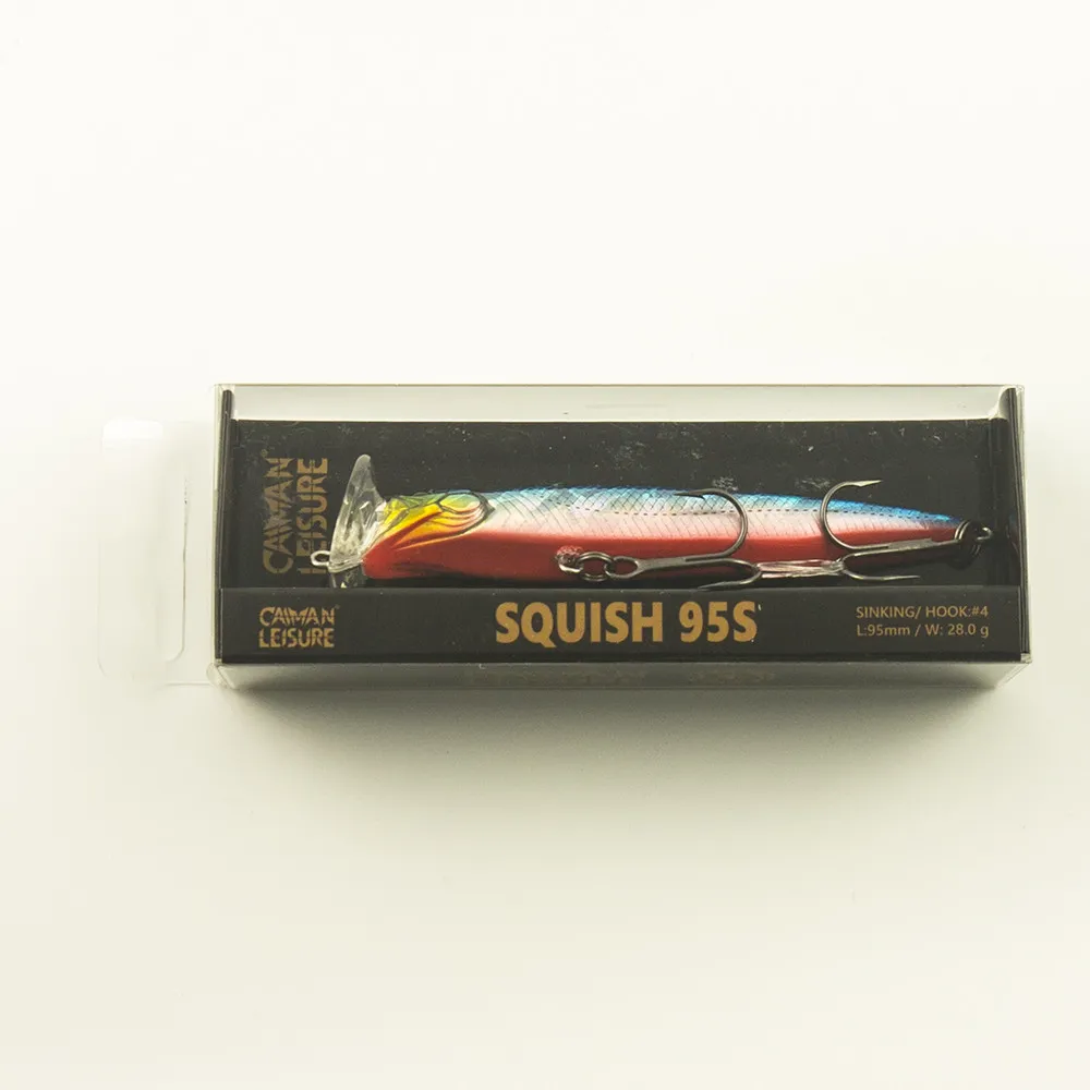 Воблер Caiman Squish 95S 28g sinking цвет СA02
